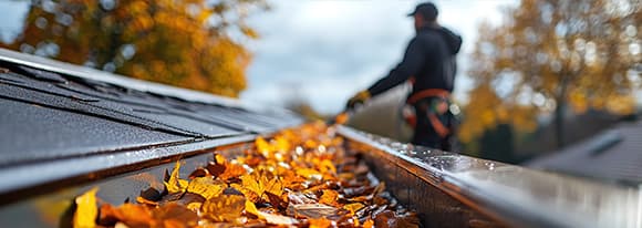Dachrinnenreinigung